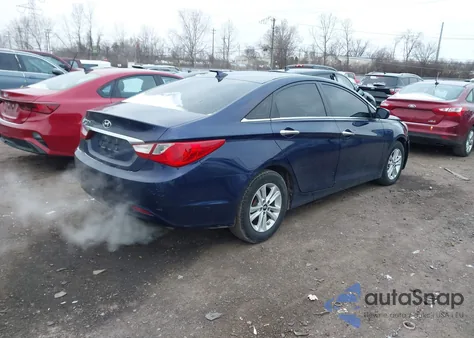 2013 Hyundai Sonata Gls из США, поврежденный, VIN 5NPEB4AC0DH800340
